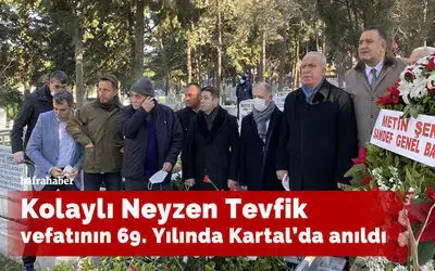 Kolaylı Neyzen Tevfik Vefatının 69. Yılında Kartal’da Anıldı  