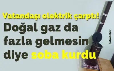 Doğal Gaz Da Fazla Gelmesin Diye Soba Kurdu