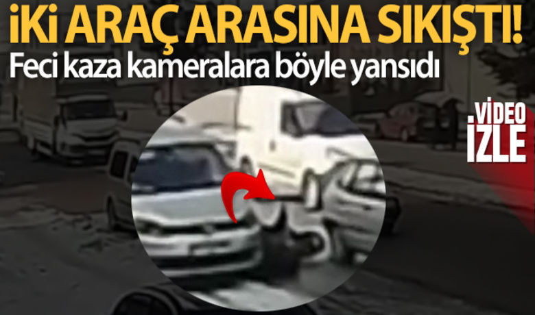 Motosiklet sürücüsünün iki araçarasına sıkıştığı kaza kamerada - Bursa'nın İnegöl ilçesinde aniden manevra yapan otomobilin çarptığı motosiklet sürücüsü iki araç arasına sıkıştı. Kaza anı bir işyeri güvenlik kameralarına saniye saniye yansıdı.