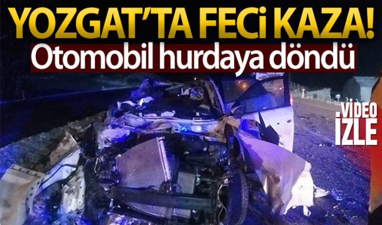 Yozgat'ta otomobil ile çekiciçarpıştı: 3 ölü, 2 yaralı - Yozgat’ta çekiciye arkadan çarpan otomobildeki 3 kişi hayatını kaybederken, 2 kişi de ağır yaralandı.