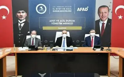 Samsun’un karla mücadelesi değerlendirildi
