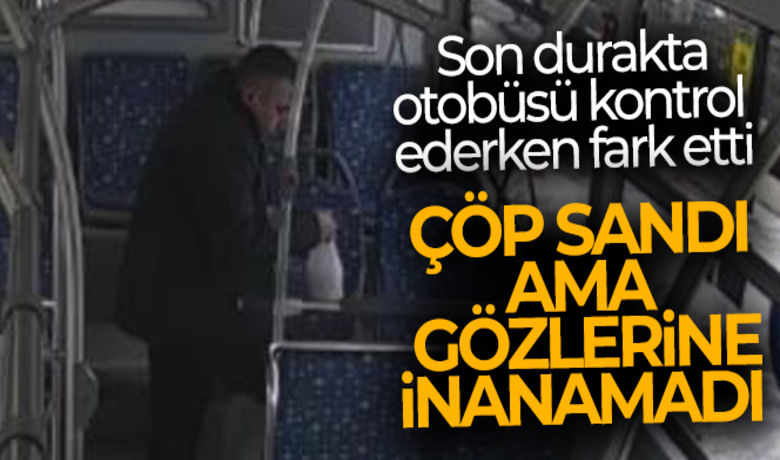 Son durakta otobüsü kontrol ederkenfark etti! Poşetten çıkana inanamadı... - Denizli Büyükşehir Belediyesi Ulaşım şoförü Rıdvan Çelik'in belediye otobüsü içinde çöp sandığı poşetten 4.900 TL çıktı.