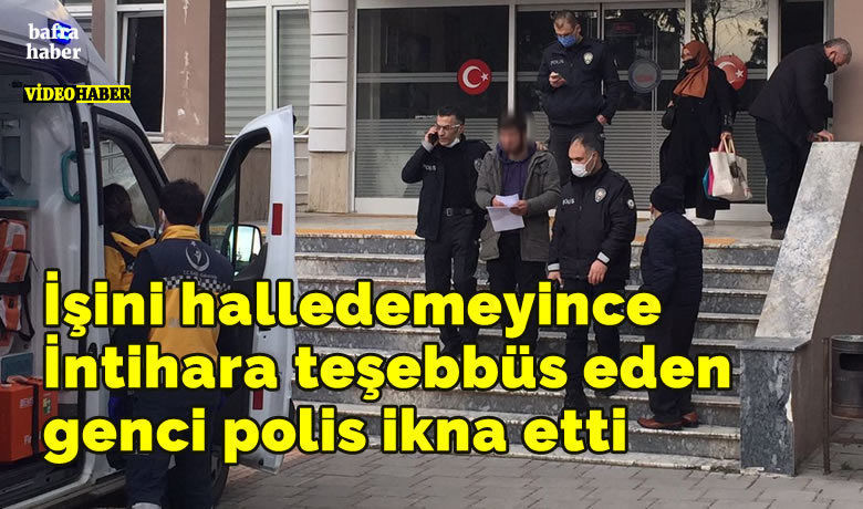 İntihara Teşebbüs Eden Genci Polis İkna Etti