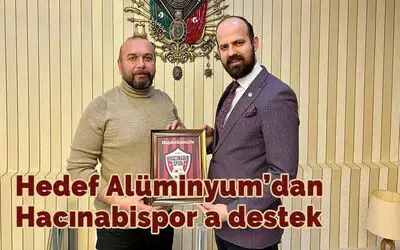 Hedef Alüminyum’dan Hacınabispor’a Destek