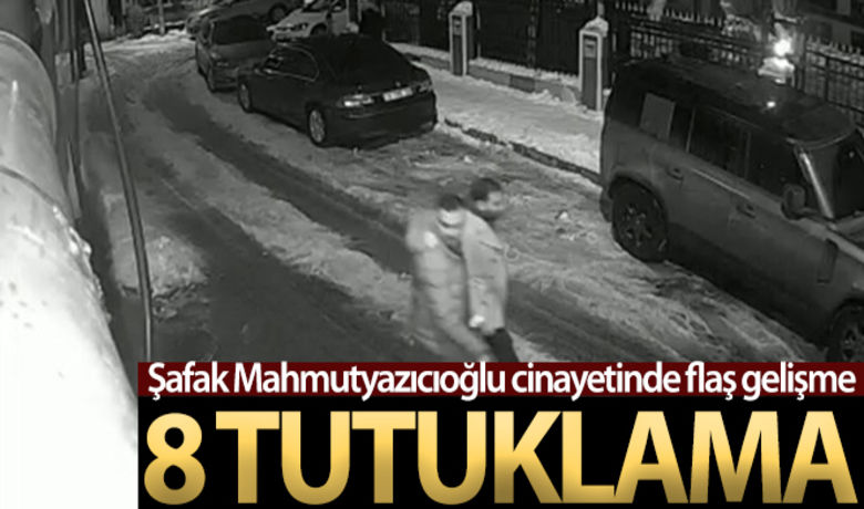Şafak Mahmutyazıcıoğlu cinayetinde 8 tutuklama - İstanbul Yeşilköy’de ortağı olduğu balık restoranında öldürülen Avukat Şafak Mahmutyazıcıoğlu cinayetiyle ilgili adliyeye sevk edilen 8 şüpheli tutuklanırken, 8 şüpheli ise adli kontrol şartıyla serbest bırakıldı.