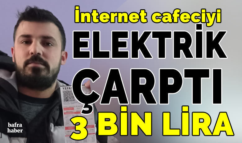 İnternet Cafe İşletmecisini Elektrik Çarptı