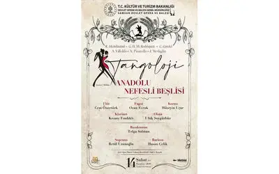 “Anadolu Nefesli Beşlisi” Tangoloji konseri ile SAMDOB sahnesinde
