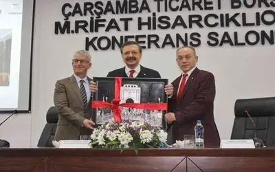Hisarcıklıoğlu Çarşamba Ticaret Borsası’nda
