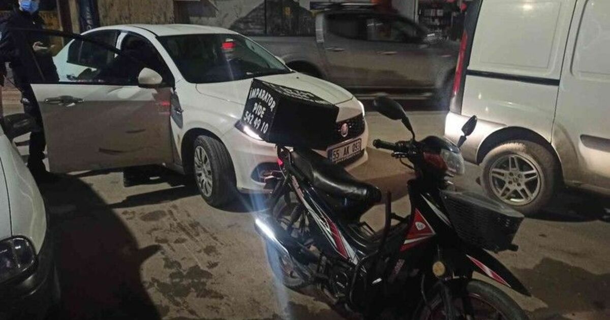 Otomobile çarpan motosikletin sürücüsü yaralandı