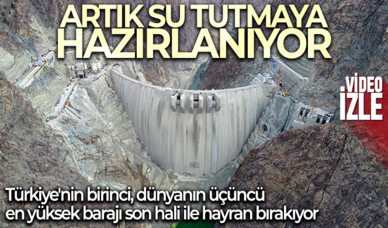 Türkiye'nin en yüksek gövdelibarajı su tutmaya hazırlanıyor - Tamamlandığında Türkiye'nin en yüksek, dünyanın ise üçüncü büyük barajı olacak olan Yusufeli Barajı'nda su tutma işleminin gerçekleşmesi için çalışmalar sona gelindi. Barajın son halinin çekilmiş görüntüleri kendine hayran bırakıyor.	HABERİN VİDEOSU İÇİN TIKLAYINIZ	Adem Güngör