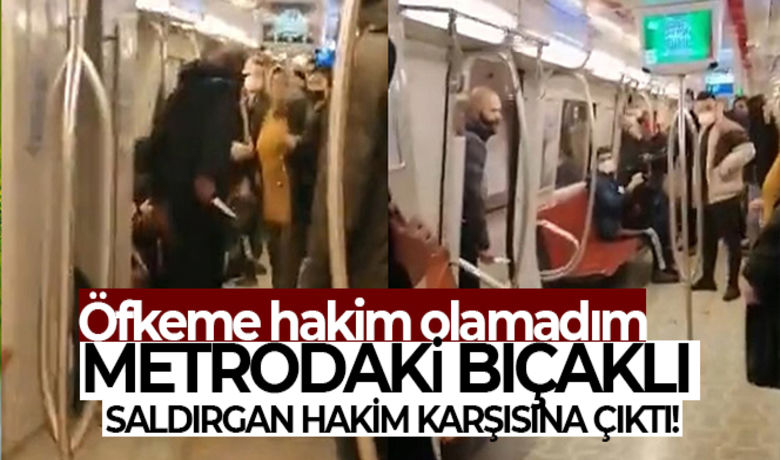 Metrodaki bıçaklı saldırgan hakim karşısına çıktı - Kadıköy metrosunda tartıştığı kadın ile annesine bıçak çekerek tehdit ve hakaretler savurduğu gerekçesiyle 18 yıla kadar hapsi istenen Emrah Yılmaz’ın tutukluluk halinin devamına karar verildi. Duruşmada savunma yapan sanık, “Öfkeme hakim olamadım” diyerek beraatini istedi. Müşteki genç kadın ise, “Tamamen mağduruz. Sosyal medya olmasaydı kanıtlarımız olmayacaktı, delilimiz olduğu için mutluyuz” dedi.	“Bıçağımı bileyiciden aldım”	“Öfkeme hakim olamadım”	“Şikayetçiyiz”	Savcı, akıl sağlığı yönünden ATK'ya sevkini istedi	Tutukluluğunun devamına karar verildi	İddianameden	"Niye beni etkin şekilde aramadılar, arasalardı ben bu suçu işlemeyecektim"