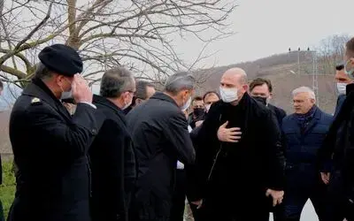Bakan Soylu’nun dayısı toprağa verildi
