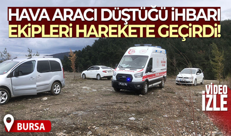 Bursa'da hava aracı düştüğüihbarı ekipleri alarma geçirdi - Bursa'nın merkez Nilüfer ilçesinde bir hava aracının düştüğü iddiası ve ihbarı arama kurtarma ve polis ekiplerini alarma geçirdi.