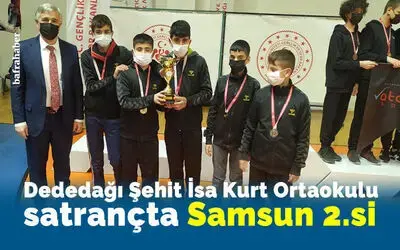 Dededağı’nın Genç Satranççıları Samsun 2.si
