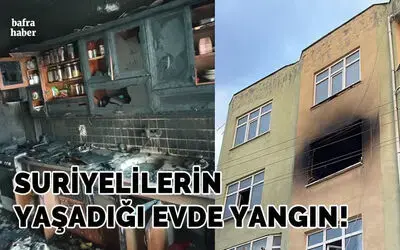 Suriyelilerin Yaşadığı Evde Yangın!