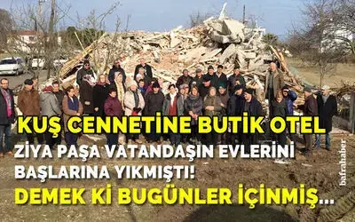 Mustafa Demir’den Kuş Cennetine Butik Otel Talebi