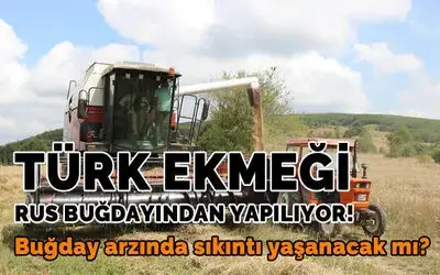 Türk Ekmeği Rus Buğdayından yapılıyor