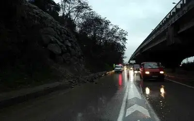 Samsun’da heyelan paniği
