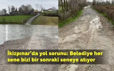 İkizpınar’da Yol Sorunu: Belediye Her Sene Bizi Bir Sonraki Seneye Atıyor