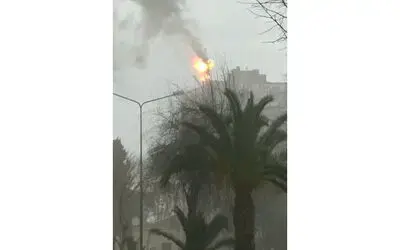 Lokantanın bacasında yangın çıktı
