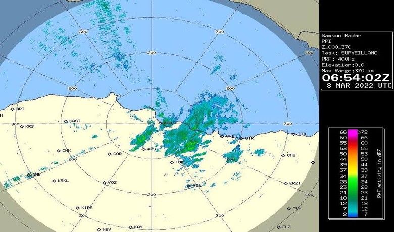 Samsun’da yağışlı hava
 - SAMSUN (İHA) – Samsun’da son 24 saatte metre kareye 13,3 kilo yağış düştü.