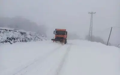 Sibirya soğukları geldi, yüksekler karla kaplandı
