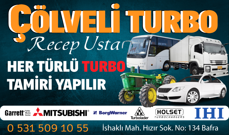 Bafra'nın İlk Turbo Tamircisi Çölveli Turbo Hizmetinizde