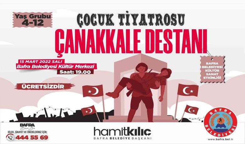 Bafra’da Tiyatro Günleri - Bafra Belediyesi başta çocuklar olmak üzere ilçedeki her yaş grubunu tiyatro ile buluşturmayı sürdürüyor.