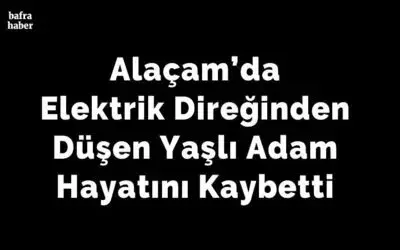 Elektrik direğinden düşen yaşlı adam hayatını kaybetti
