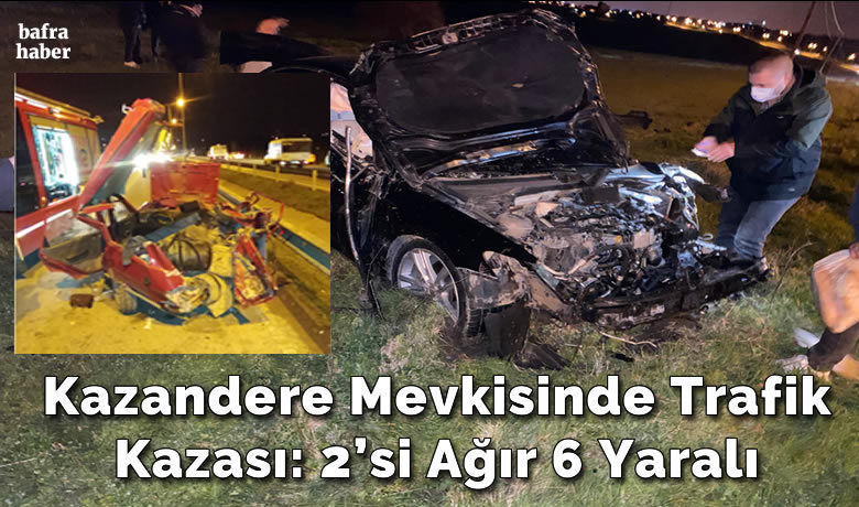 Manset gumusyaprak koyu yolunda trafik kazasi yaralilar var
