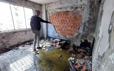 Samsun’da evde çıkan yangında bir kişi hastanelik oldu
