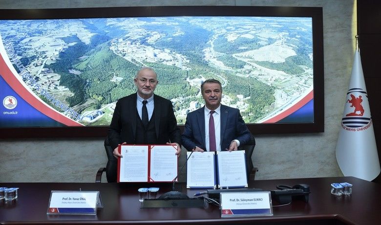 OMÜ ile Amasya Üniversitesi arasındaYÖS iş birliği protokolü imzalandı - Ondokuz Mayıs Üniversitesi (OMÜ) ile Amasya Üniversitesi arasında Yabancı Öğrenci Sınavı’na (YÖS) yönelik iş birliğini kapsayan protokol imzalandı.