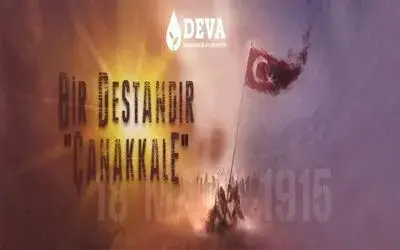 Deva Partisi İlçe Başkanı Muharrem Uyar'dan Çanakkale Zaferi Kutlaması