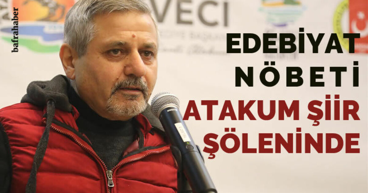 Edebiyat Nöbeti Atakum şiir şöleninde