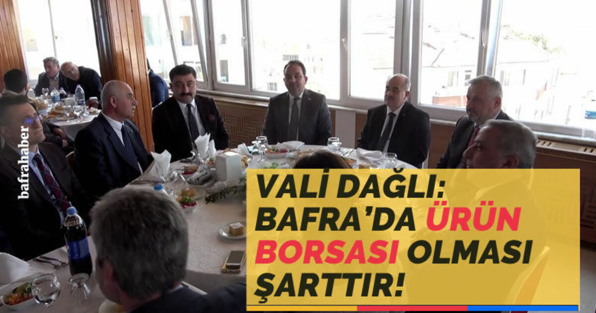 Bafra’da tarım alanları değerlendirme toplantısı