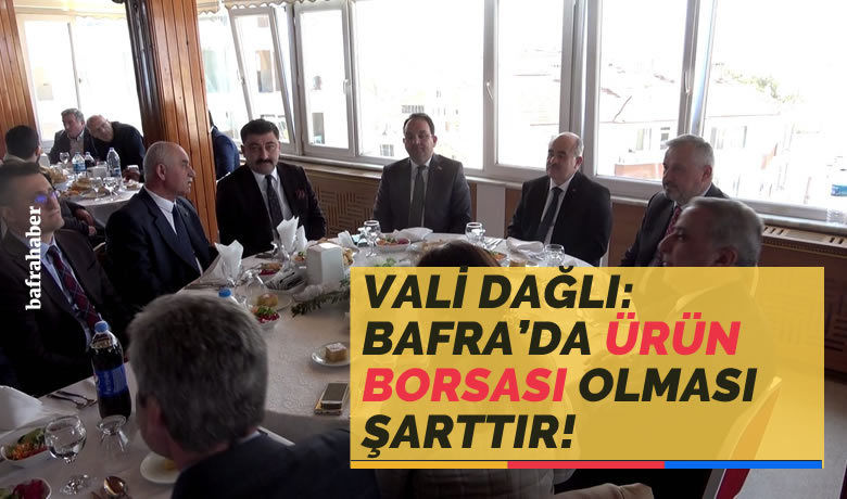 Bafra’da tarım alanları değerlendirme toplantısı