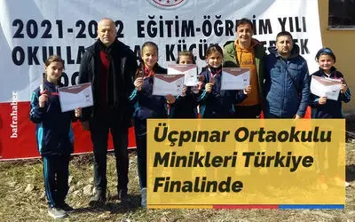 Üçpınar Ortaokulu Minikleri Türkiye Finalinde 