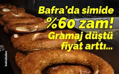 Bafra'da Simide %60 Zam! Gramaj Düştü, Fiyat Arttı…