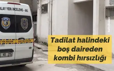 Tadilat Halindeki Boş Daireden Kombi Hırsızlığı