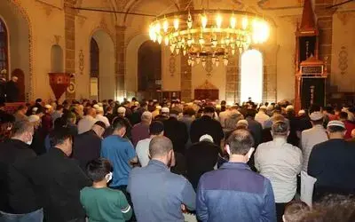 Samsun’da 2 yılın ardından ilk teravih
