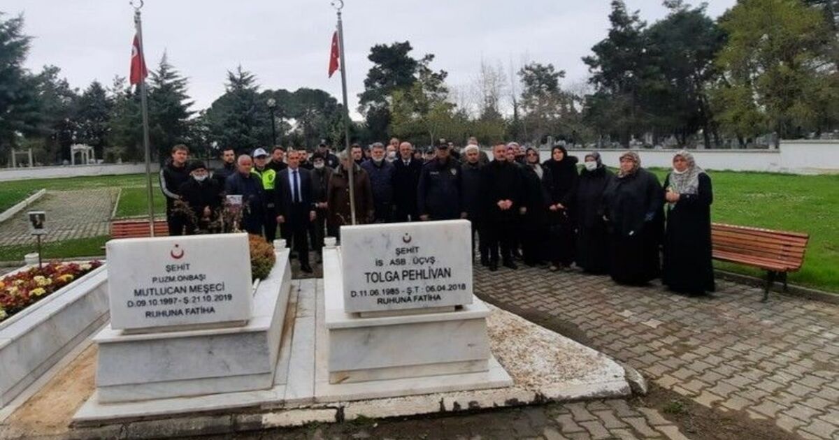 Şehit Astsubay Tolga Pehlivan kabri başında anıldı
