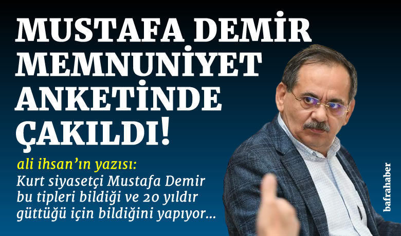Mustafa Demir Memnuniyet Anketinde Çakıldı!