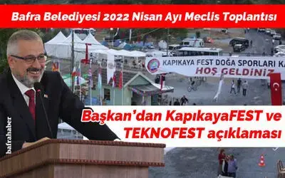 Başkan Hamit Kılıç’tan Kapıkaya Ve Teknofest Açıklaması