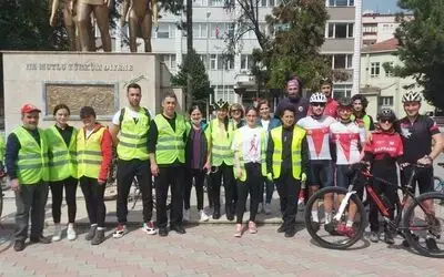 "09-15 Nisan Kalp Haftası" bisiklet turu
