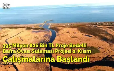 Samsun’a dev sulama projeleri
