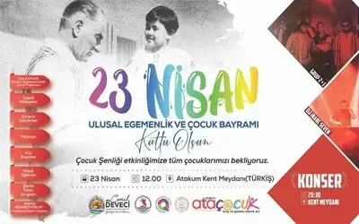 Atakum Belediyesi’nden 23 Nisan’da “Çocuk Şenliği”
