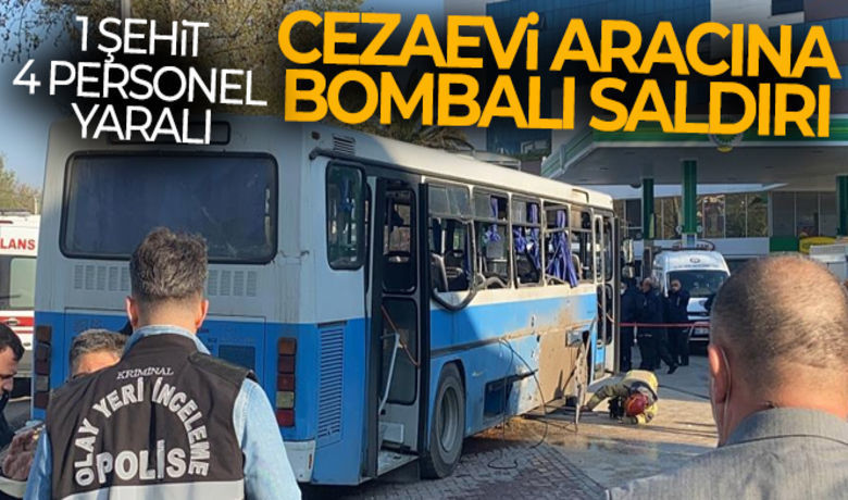 Bursa'da Cezaevi Aracına Bombalı Saldırı!  - Bursa`da cezaevinde görevli infaz koruma memurlarını taşıyan servis otobüsüne yönelik bombalı saldırıda 1 ceza infaz koruma memuru şehit oldu, 1`i ağır 4 personel de yaralandı. 
