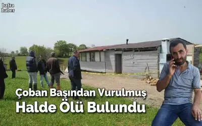 Bafra'da Çoban başından vurulmuş halde ölü bulundu