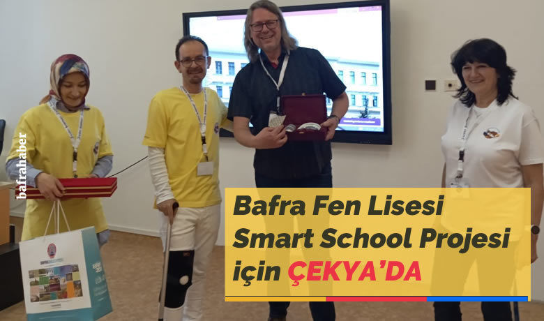 Bafra Fen Lisesi Smart School Projesi İçin Çekya’da