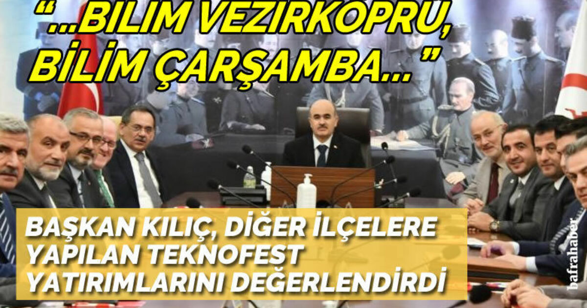 Başkan Kılıç, diğer ilçelere yapılan TEKNOFEST2022 yatırımlarını açıkladı
